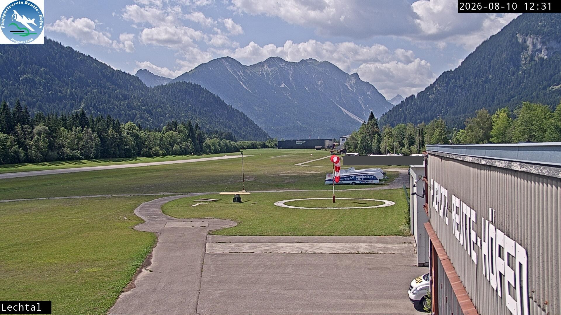 Archiv Foto Webcam Flugplatz Höfen, Tirol