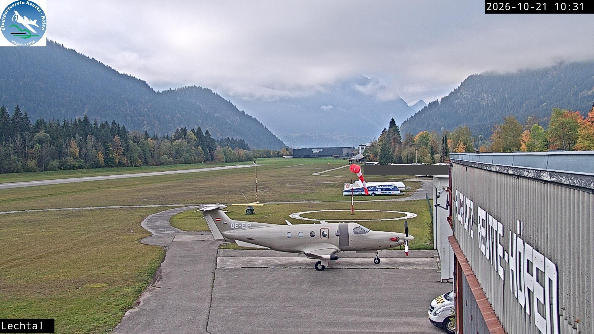 Archiv Foto Webcam Flugplatz Höfen, Tirol
