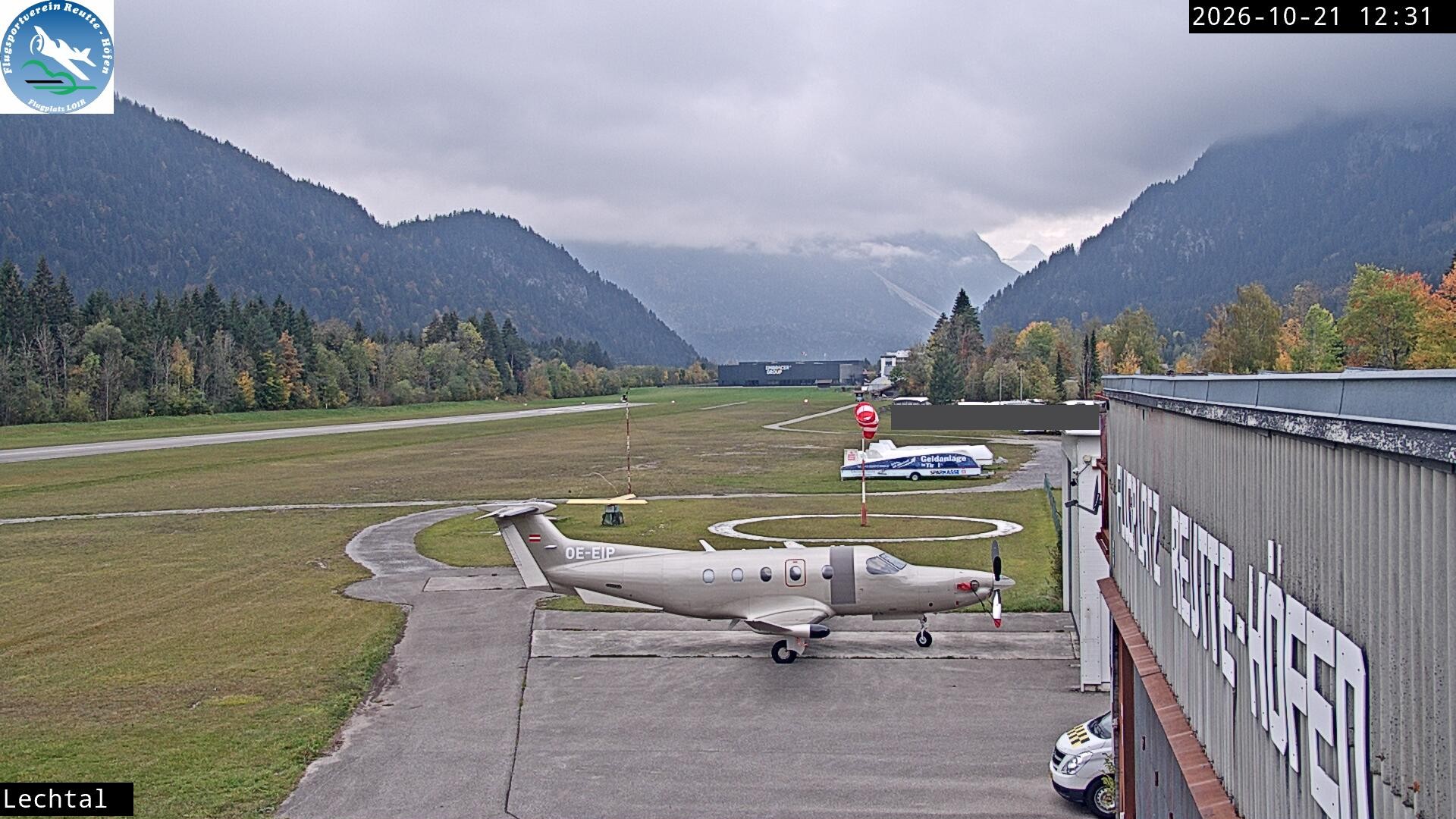 Archiv Foto Webcam Flugplatz Höfen, Tirol