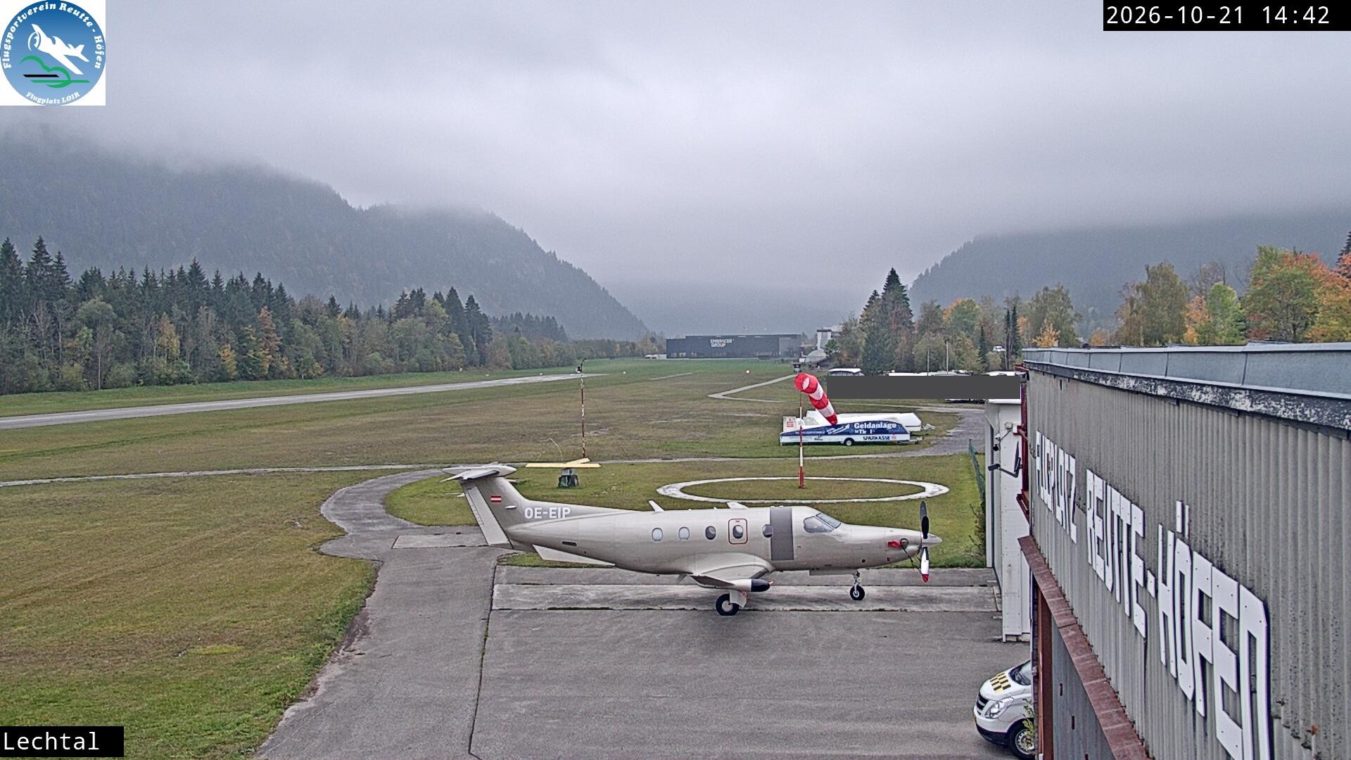 Archiv Foto Webcam Flugplatz Höfen, Tirol