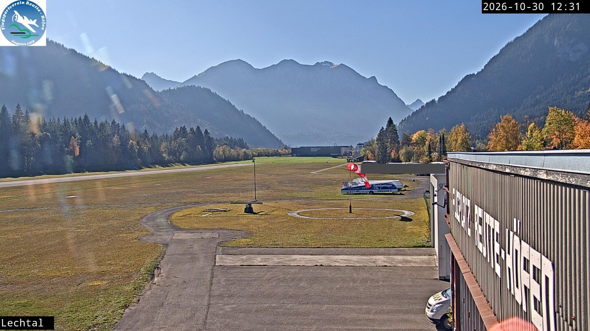 Archived image Webcam Hoefen airport, Tyrol