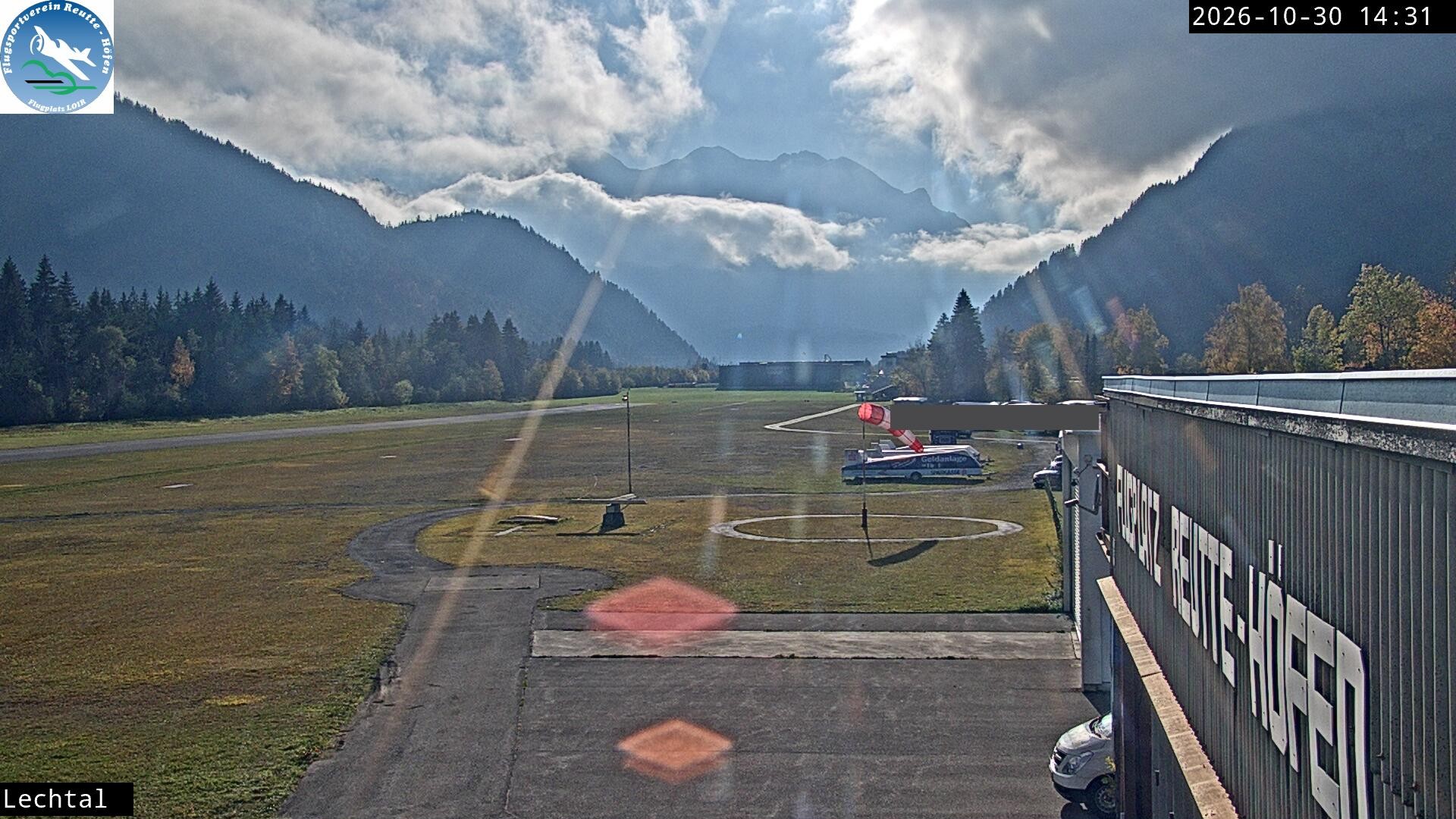 Archived image Webcam Hoefen airport, Tyrol