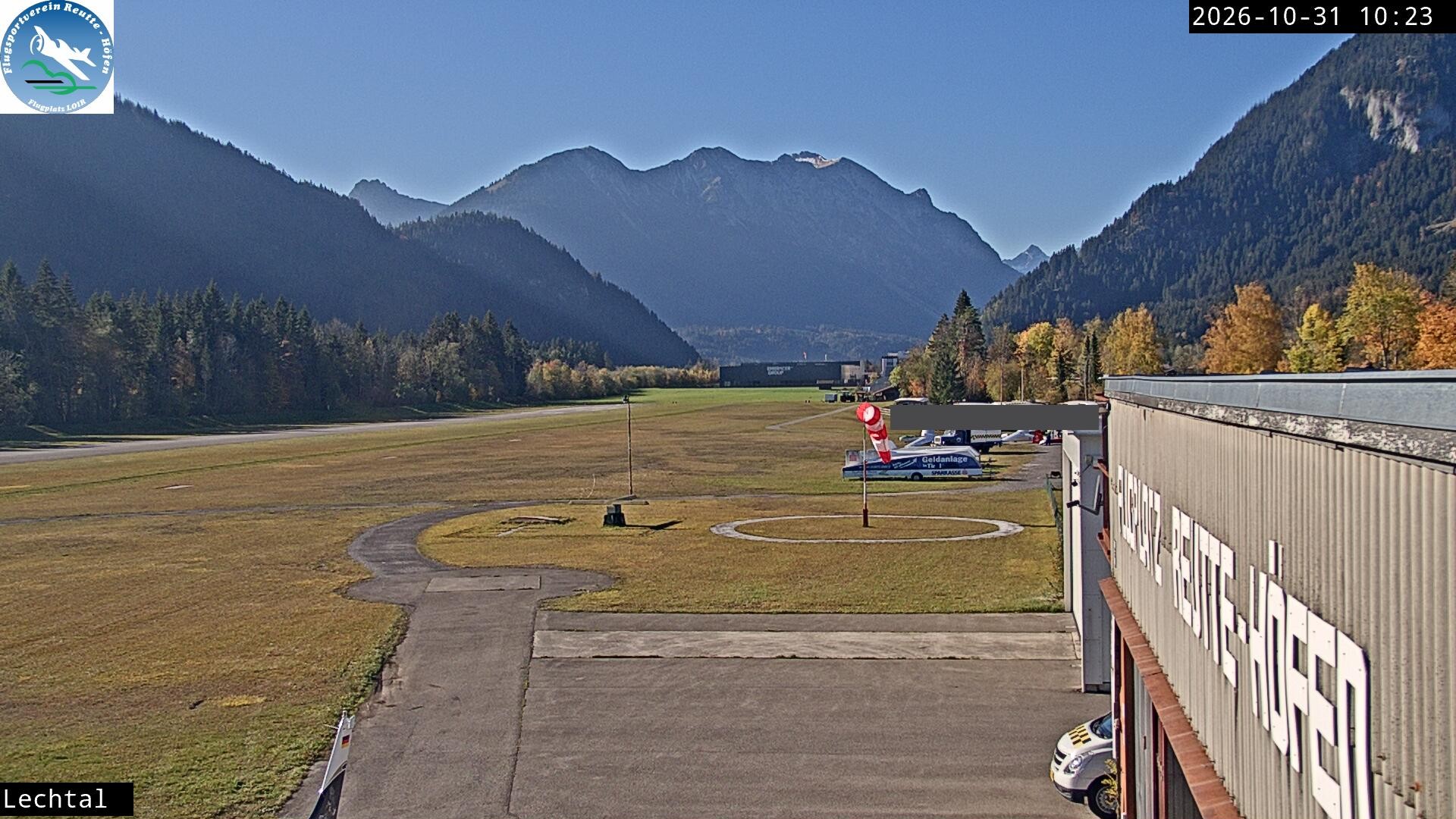 Archived image Webcam Hoefen airport, Tyrol