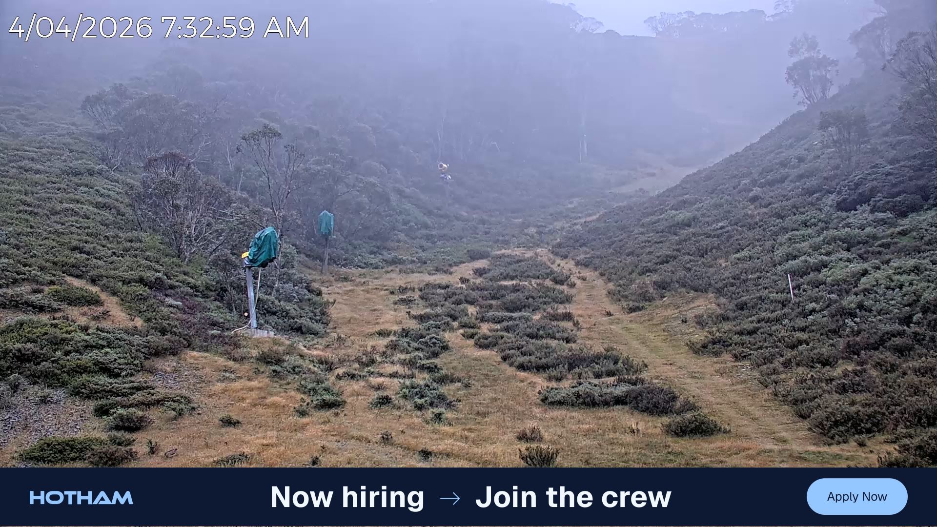 Archived image Webcam Snake Gully - Mt Hotham