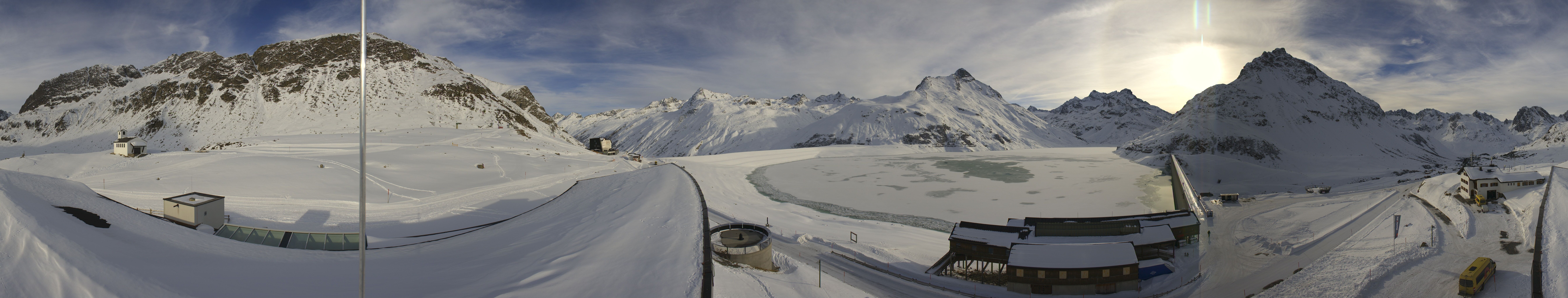 Archived image Webcam Silvretta barrier lake