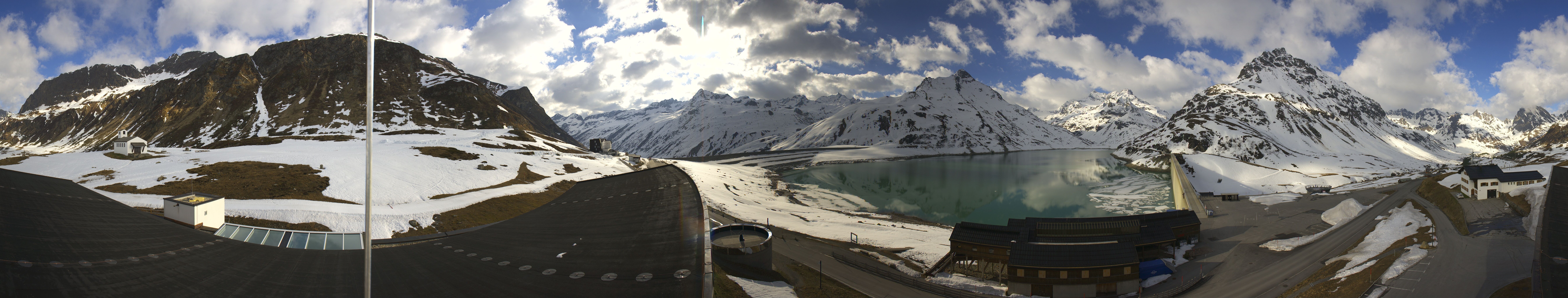 Archived image Webcam Silvretta barrier lake