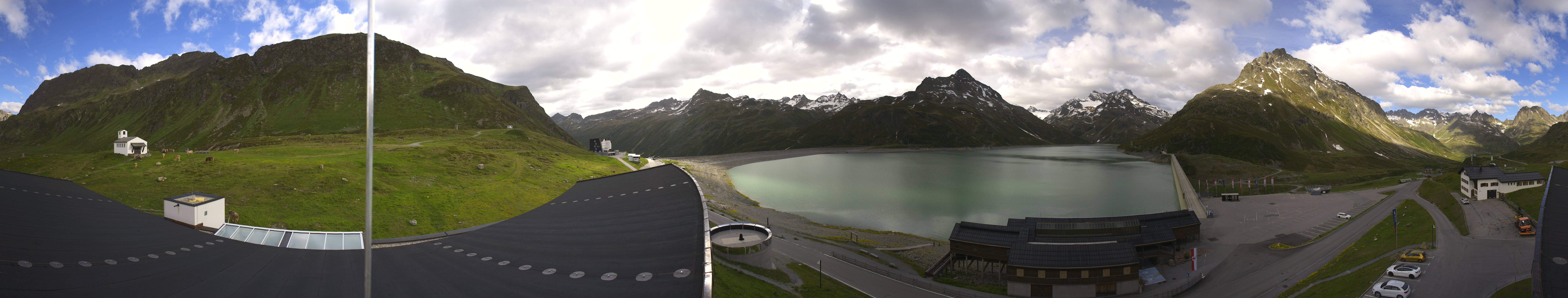Archived image Webcam Silvretta barrier lake