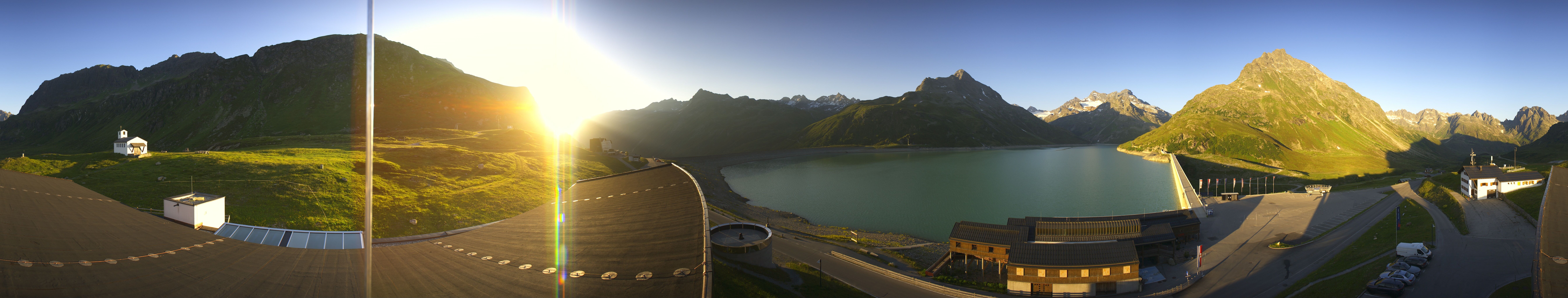 Archiv Foto Webcam Bielerhöhe: Silvretta Stausee