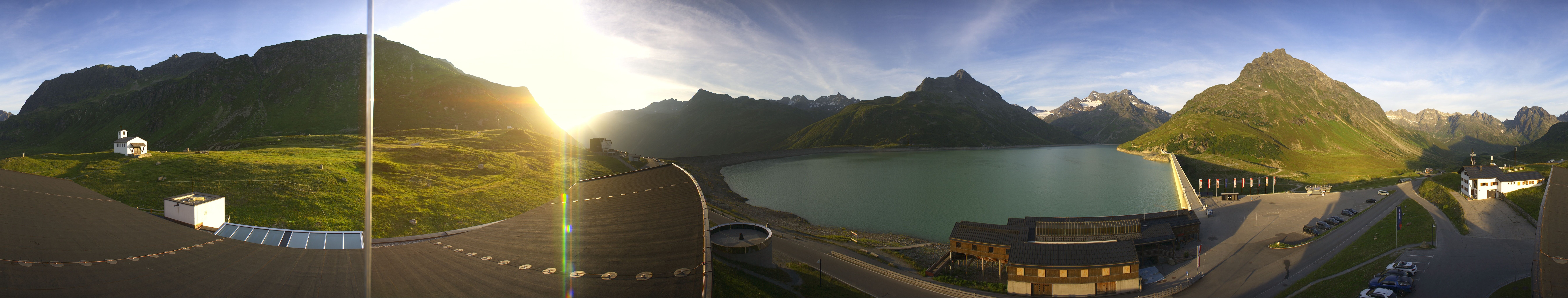 Archived image Webcam Silvretta barrier lake