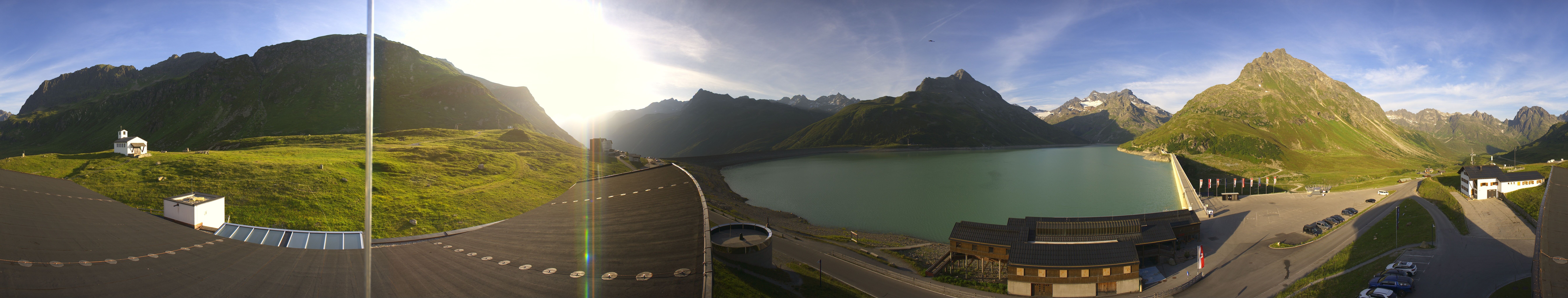 Archived image Webcam Silvretta barrier lake