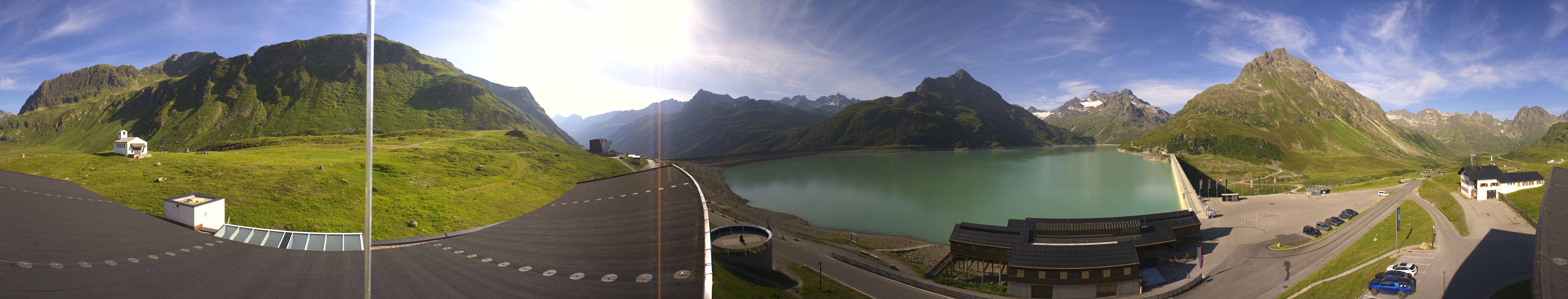 Archived image Webcam Silvretta barrier lake