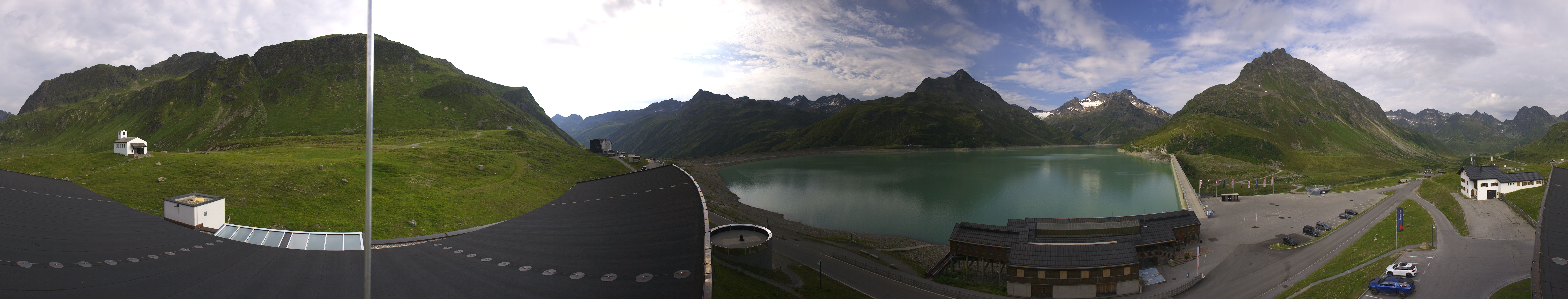 Archiv Foto Webcam Bielerhöhe: Silvretta Stausee