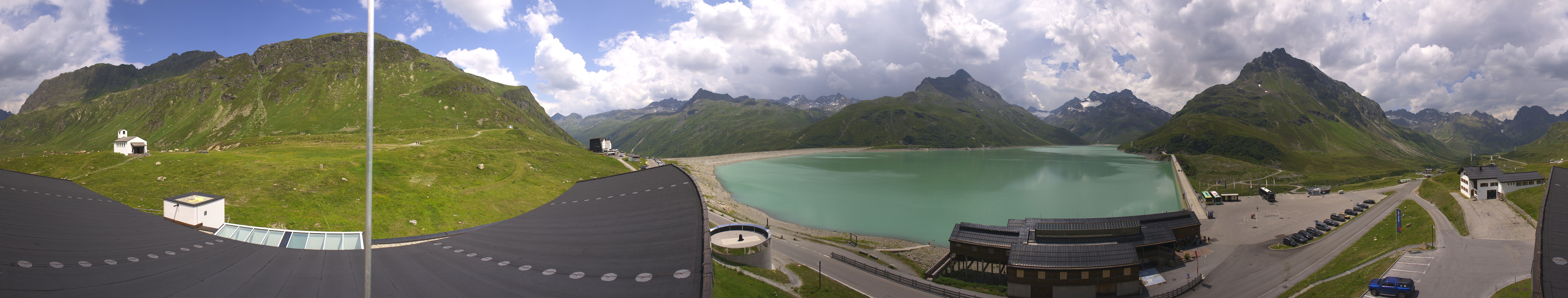 Archiv Foto Webcam Bielerhöhe: Silvretta Stausee