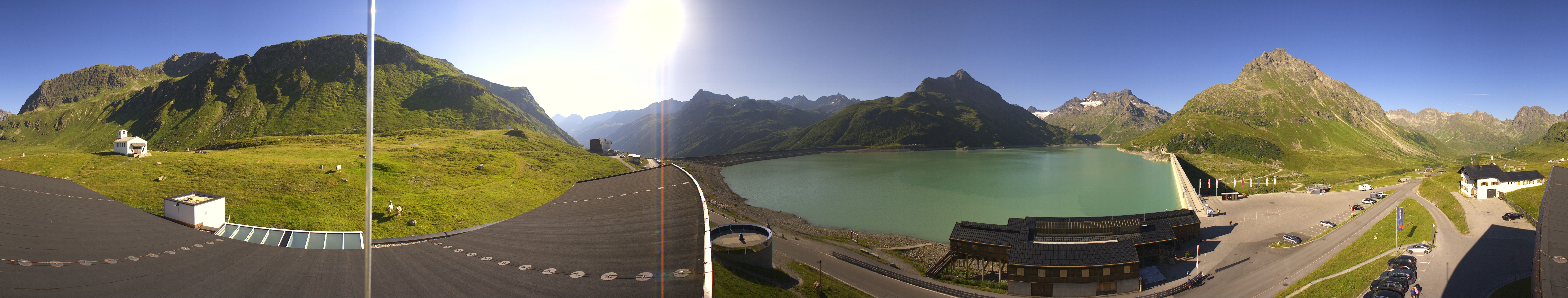 Archived image Webcam Silvretta barrier lake