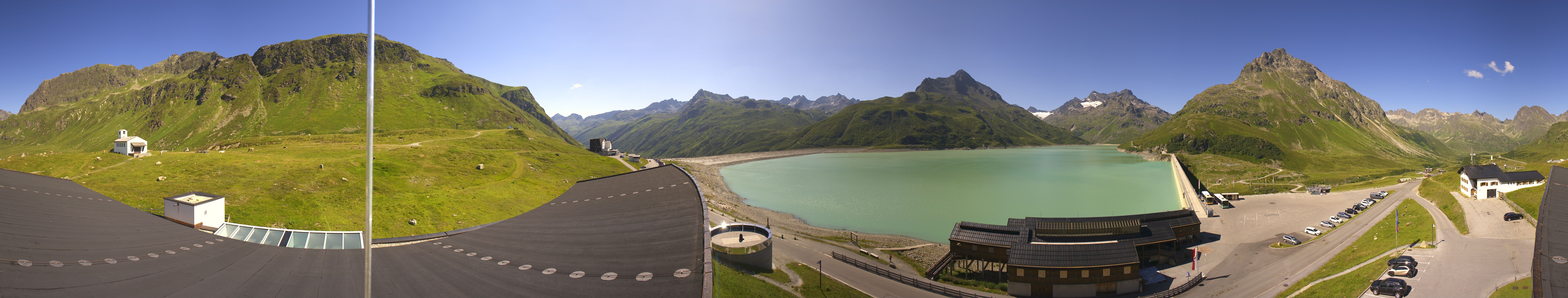 Archived image Webcam Silvretta barrier lake