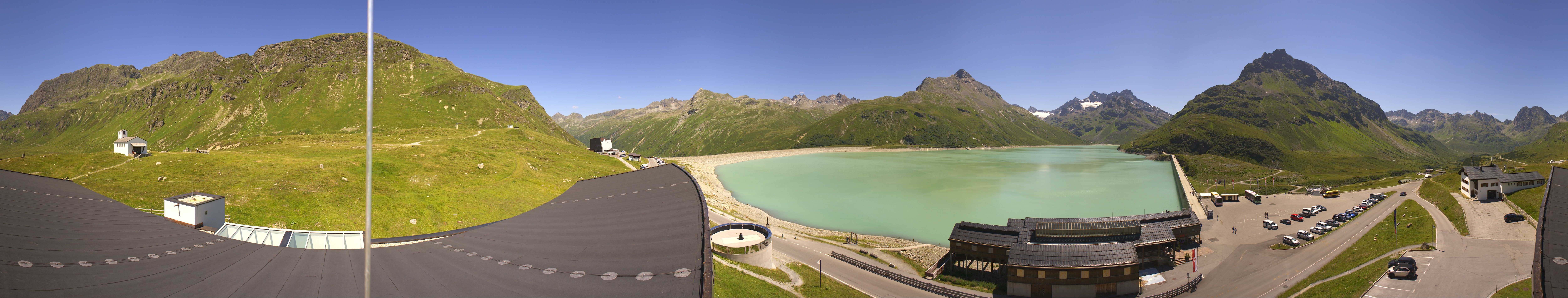 Archived image Webcam Silvretta barrier lake