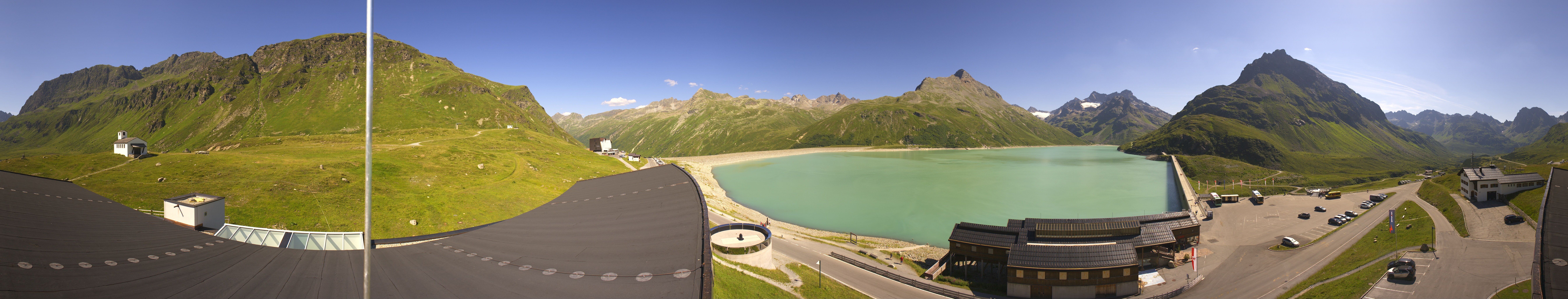 Archived image Webcam Silvretta barrier lake