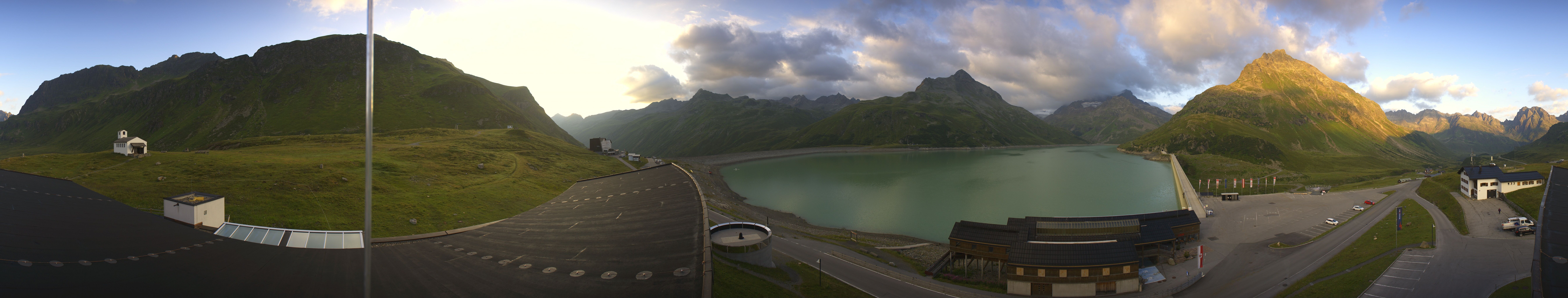 Archived image Webcam Silvretta barrier lake