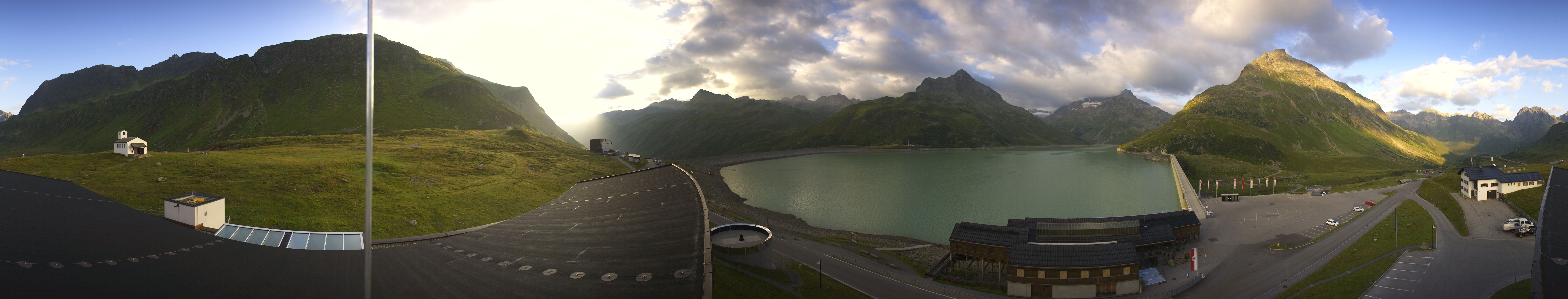 Archived image Webcam Silvretta barrier lake