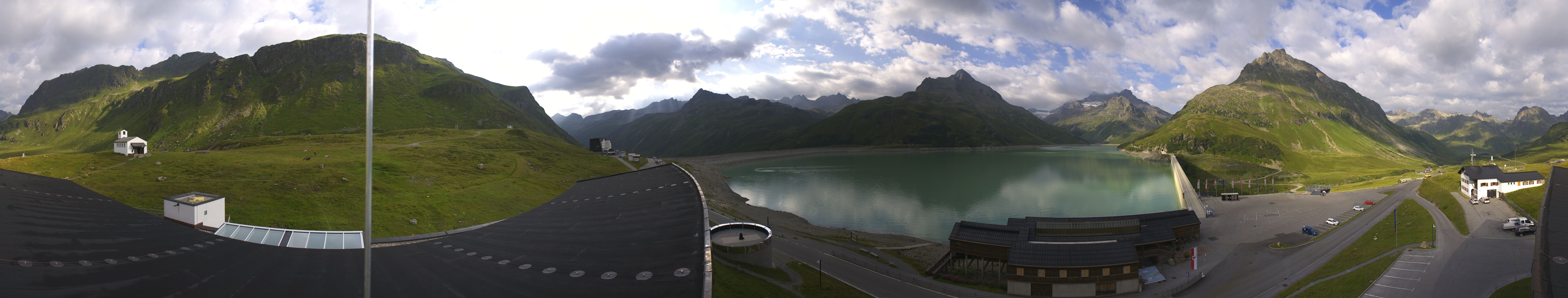 Archived image Webcam Silvretta barrier lake