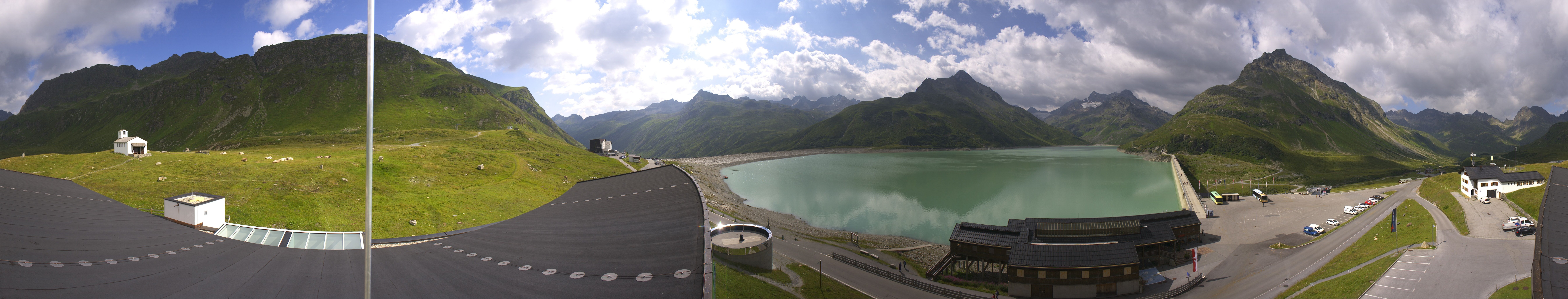 Archived image Webcam Silvretta barrier lake