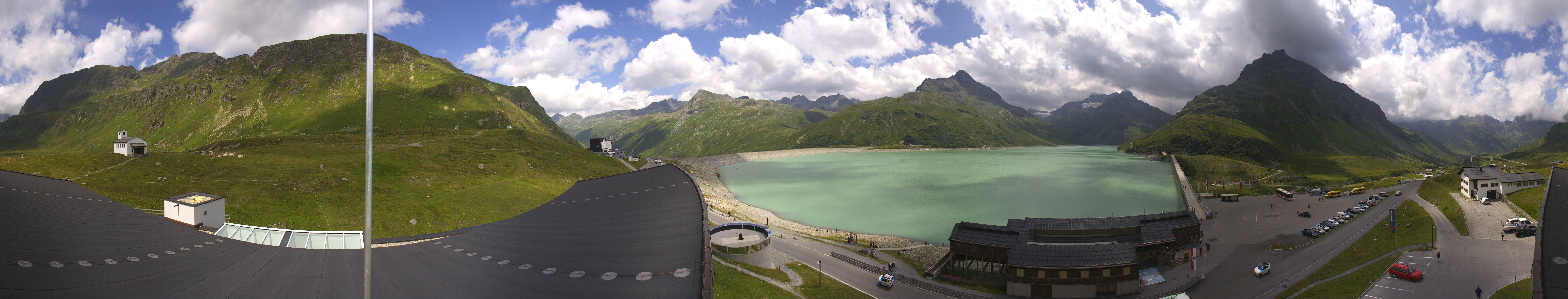 Archived image Webcam Silvretta barrier lake