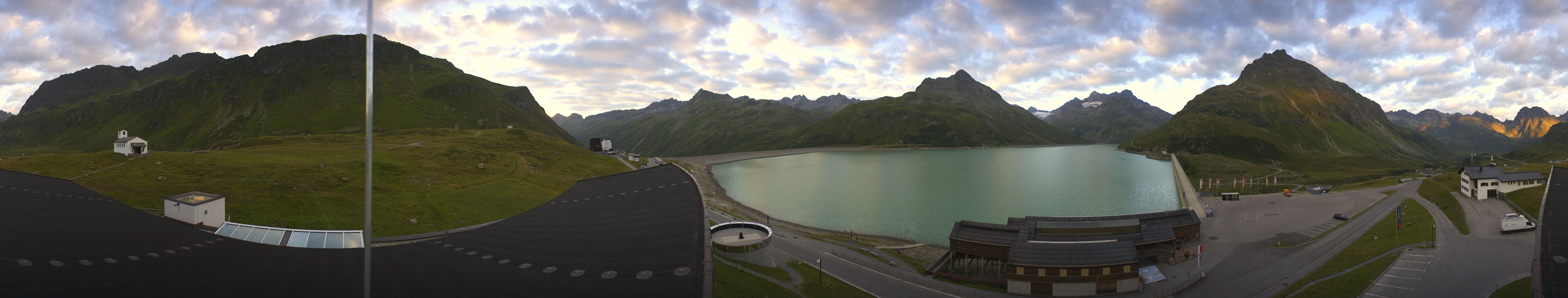 Archiv Foto Webcam Bielerhöhe: Silvretta Stausee