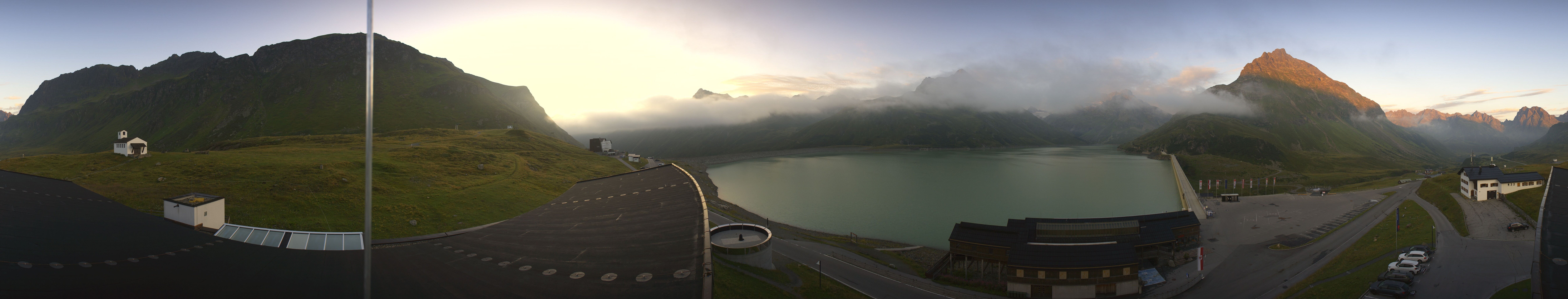Archiv Foto Webcam Bielerhöhe: Silvretta Stausee