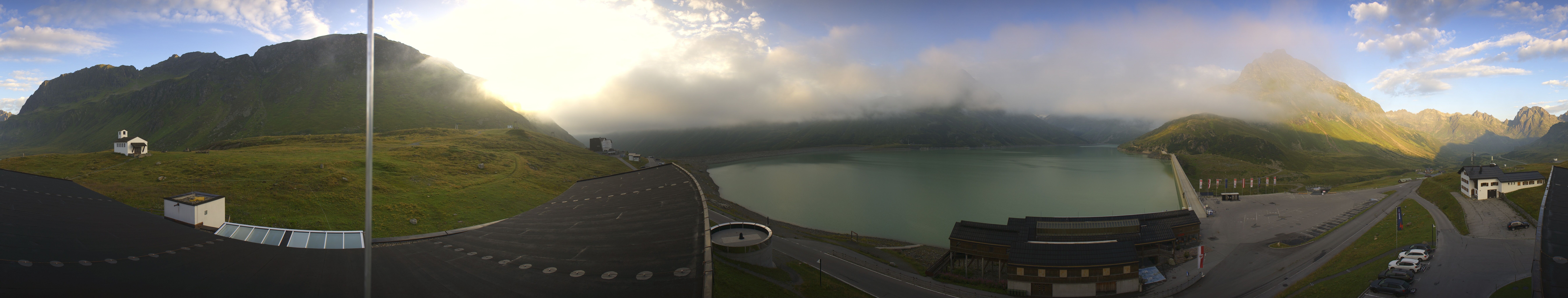 Archiv Foto Webcam Bielerhöhe: Silvretta Stausee