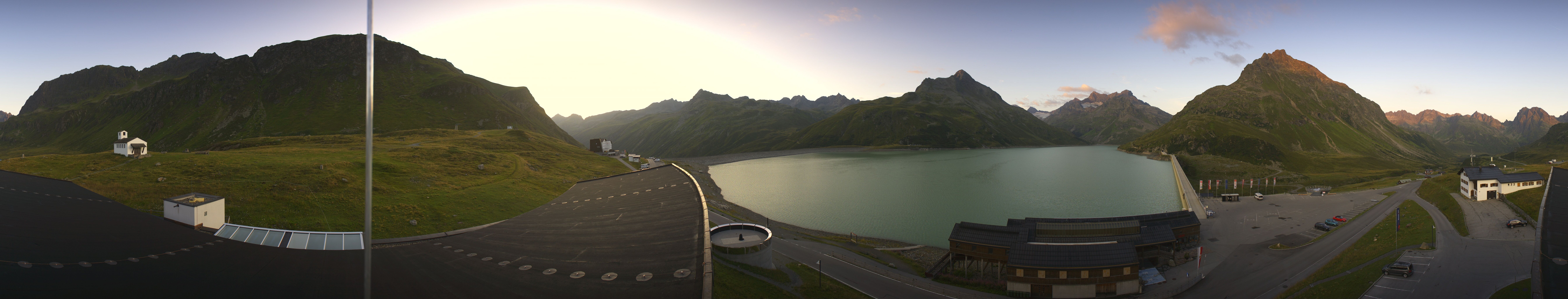 Archived image Webcam Silvretta barrier lake