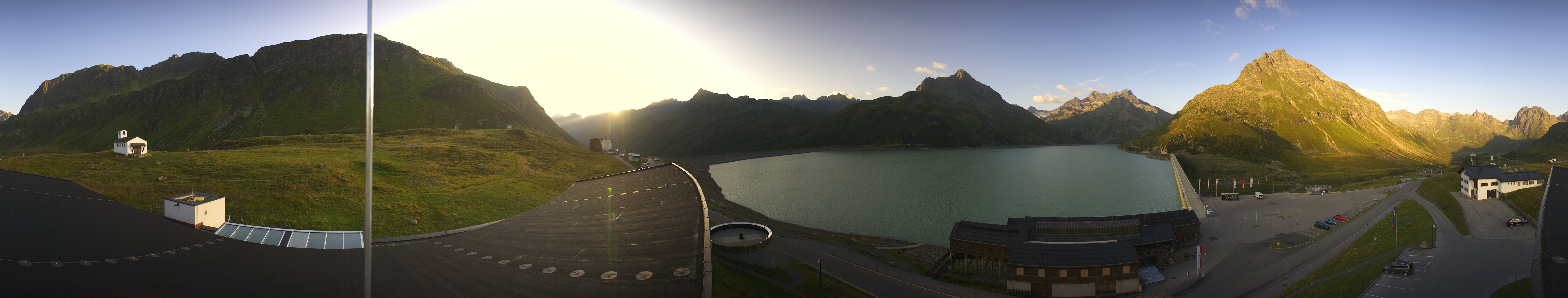 Archived image Webcam Silvretta barrier lake