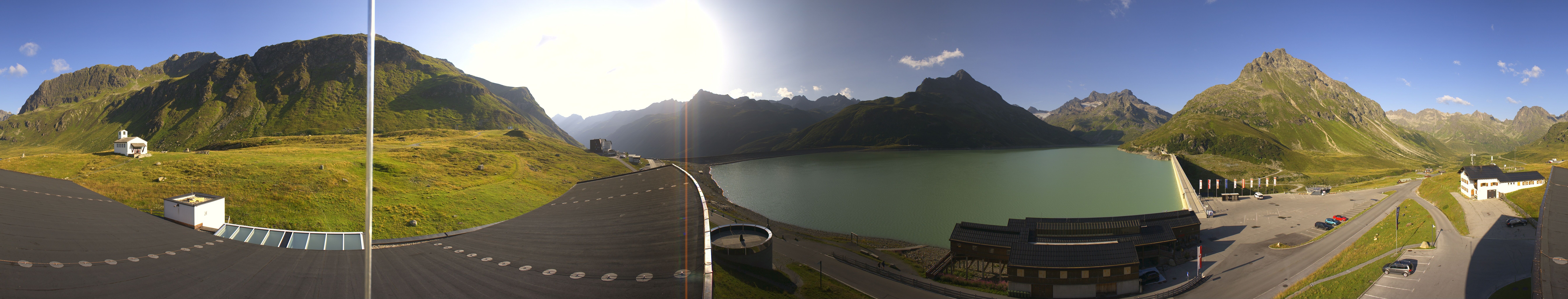 Archived image Webcam Silvretta barrier lake