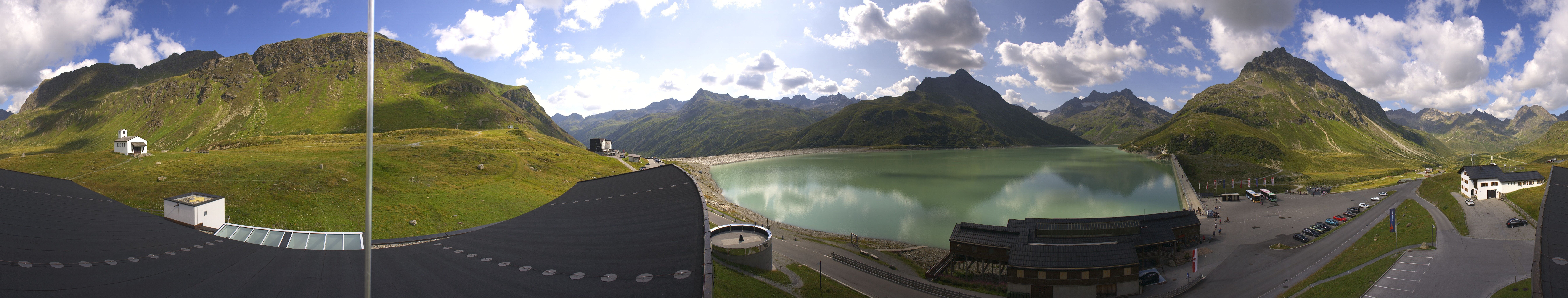 Archived image Webcam Silvretta barrier lake