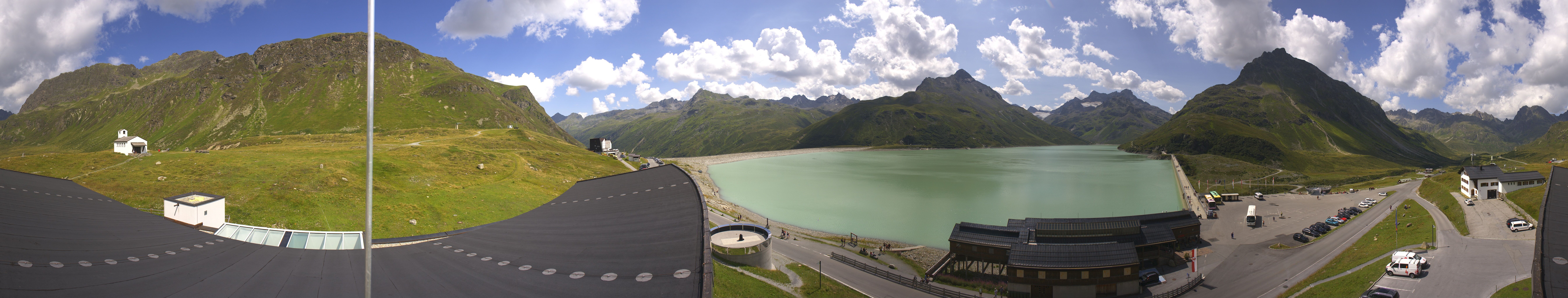 Archived image Webcam Silvretta barrier lake