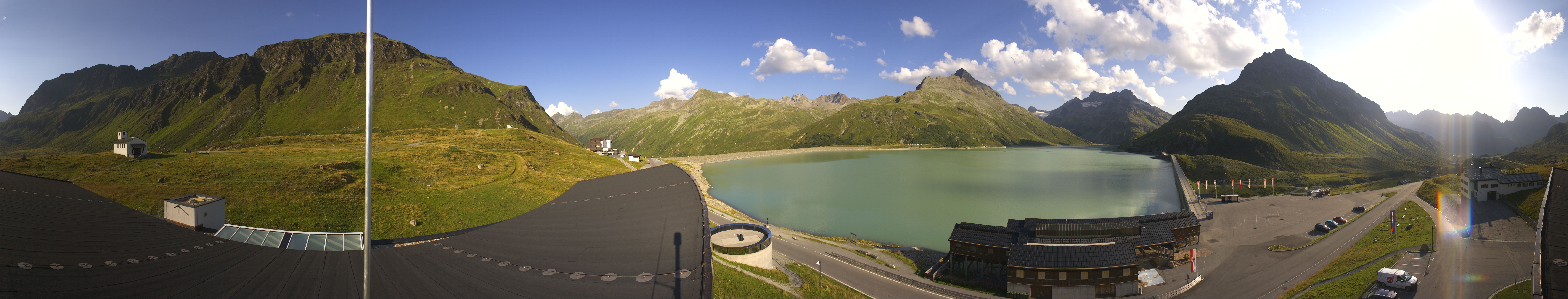 Archived image Webcam Silvretta barrier lake