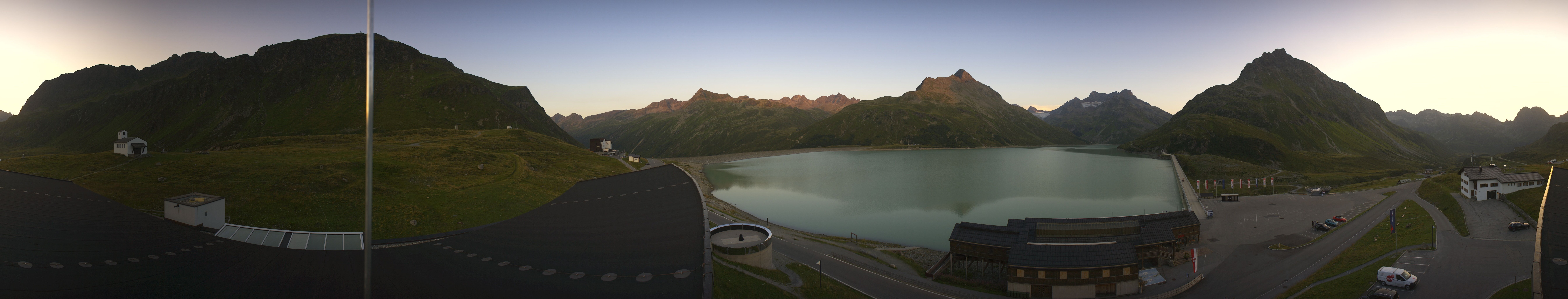Archived image Webcam Silvretta barrier lake