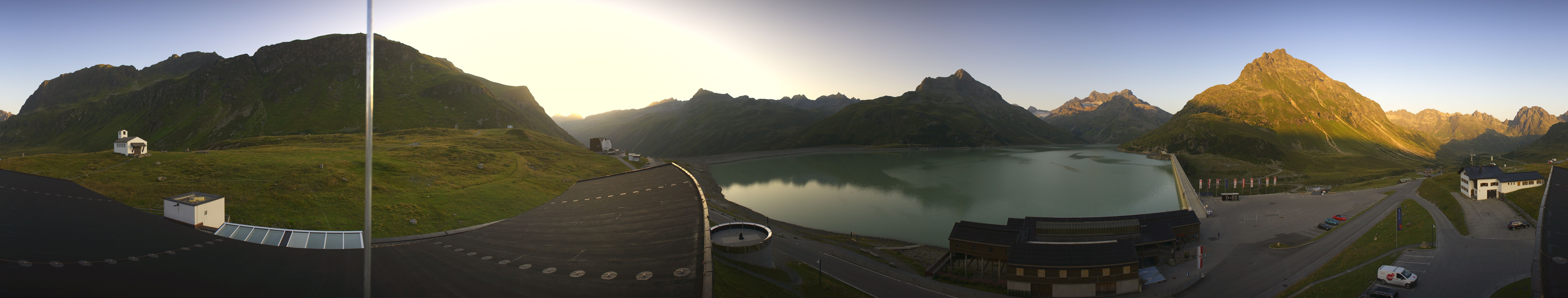 Archived image Webcam Silvretta barrier lake