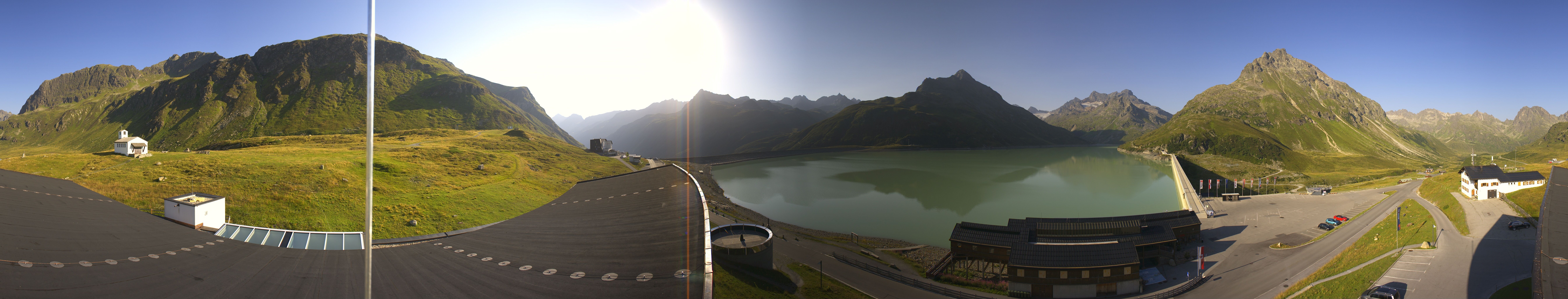 Archived image Webcam Silvretta barrier lake
