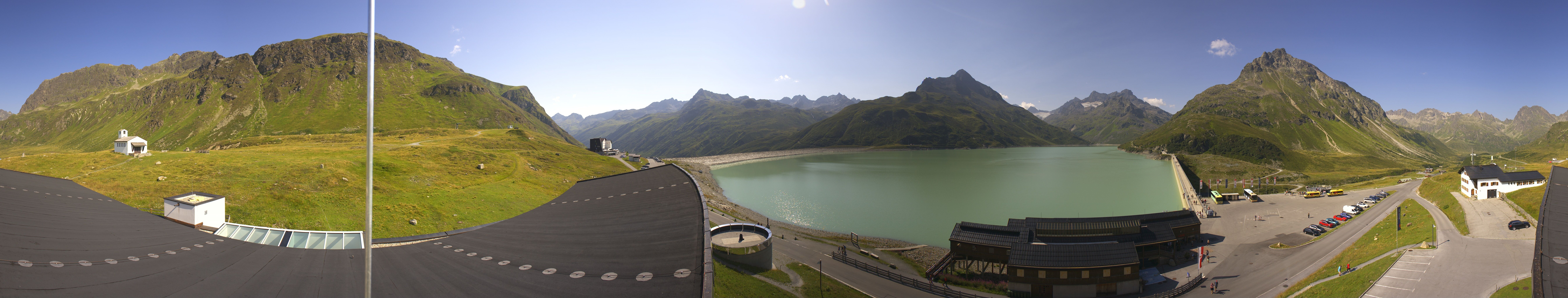 Archived image Webcam Silvretta barrier lake