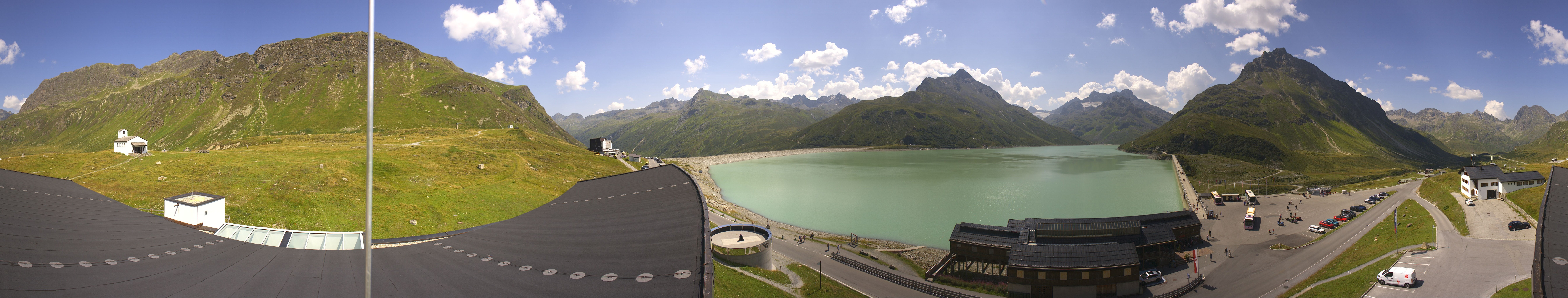 Archived image Webcam Silvretta barrier lake