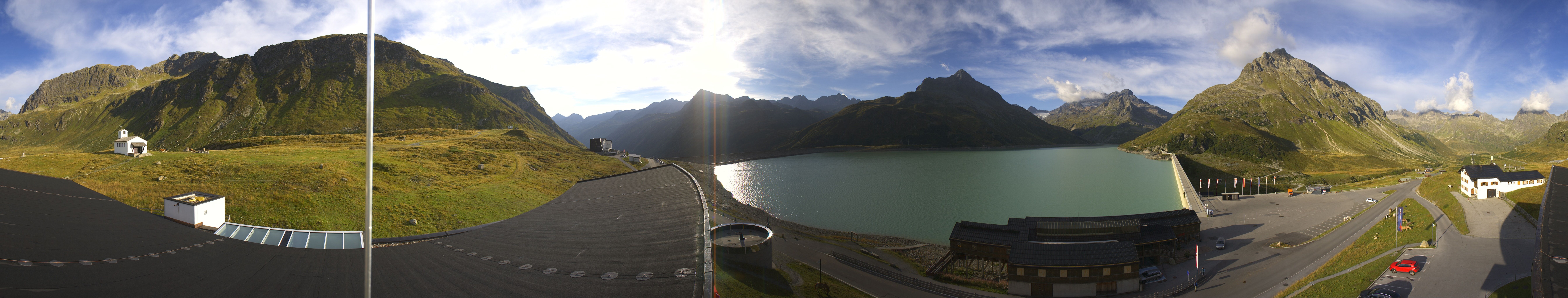 Archiv Foto Webcam Bielerhöhe: Silvretta Stausee