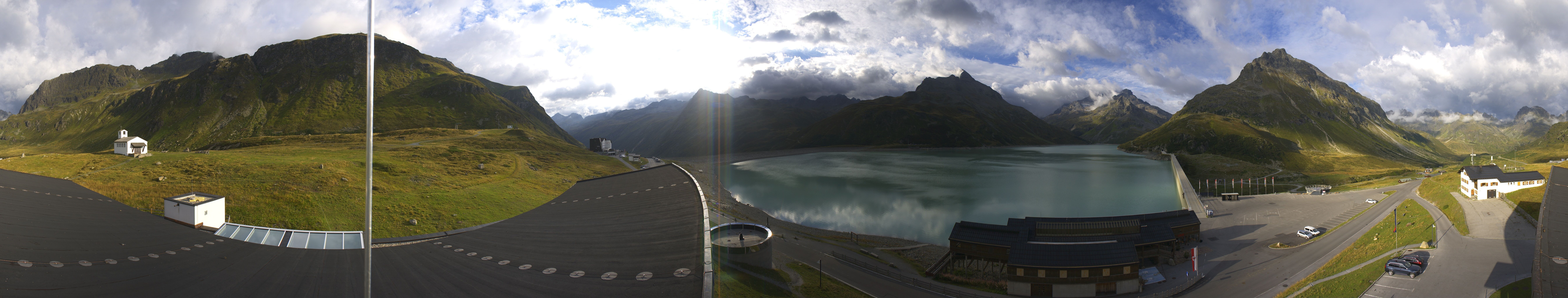 Archived image Webcam Silvretta barrier lake