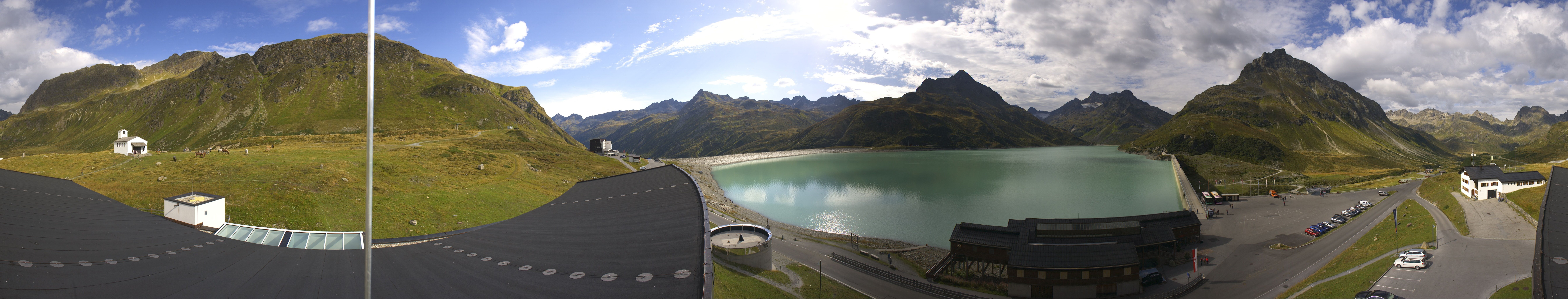 Archiv Foto Webcam Bielerhöhe: Silvretta Stausee
