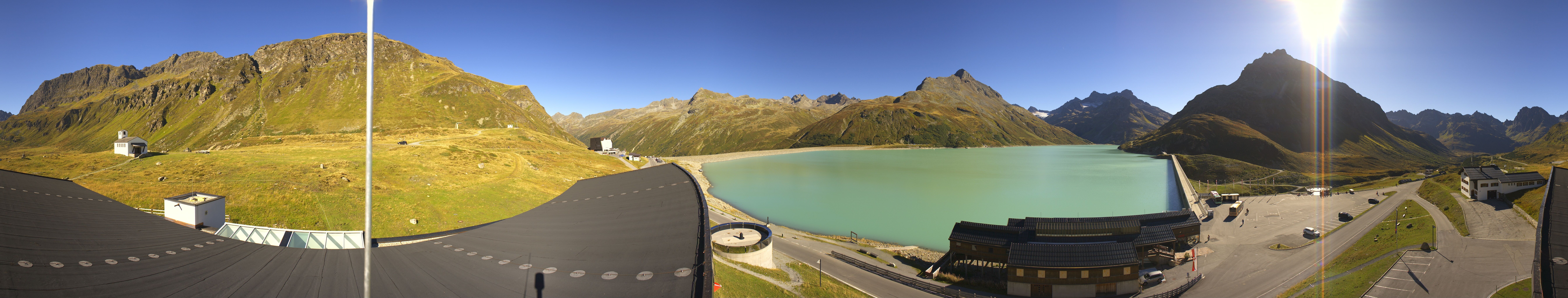 Archived image Webcam Silvretta barrier lake