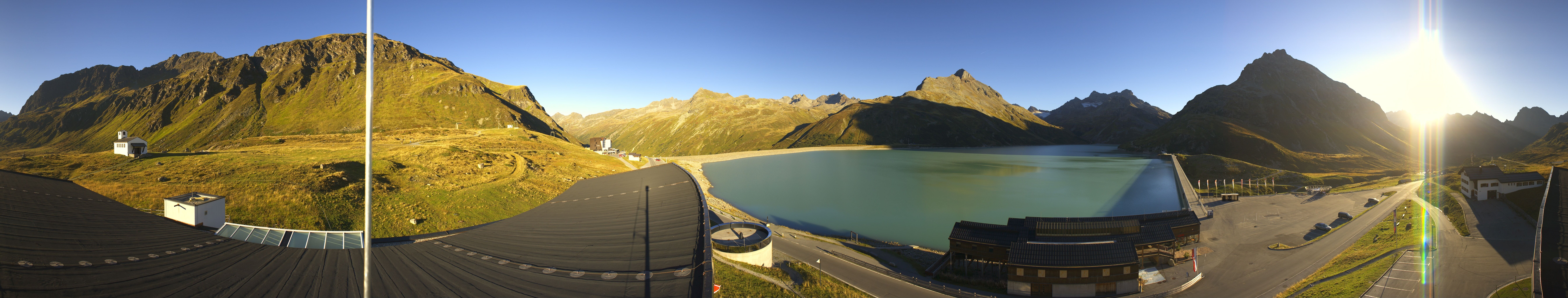 Archived image Webcam Silvretta barrier lake