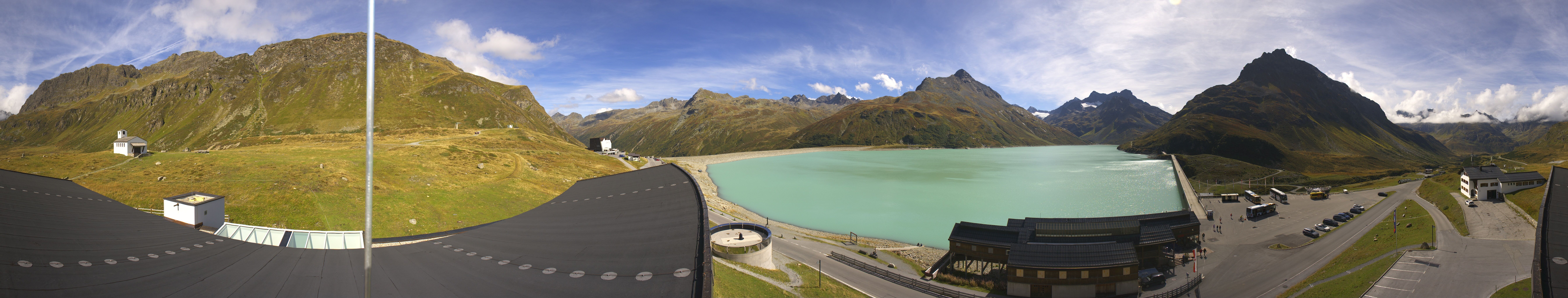 Archived image Webcam Silvretta barrier lake