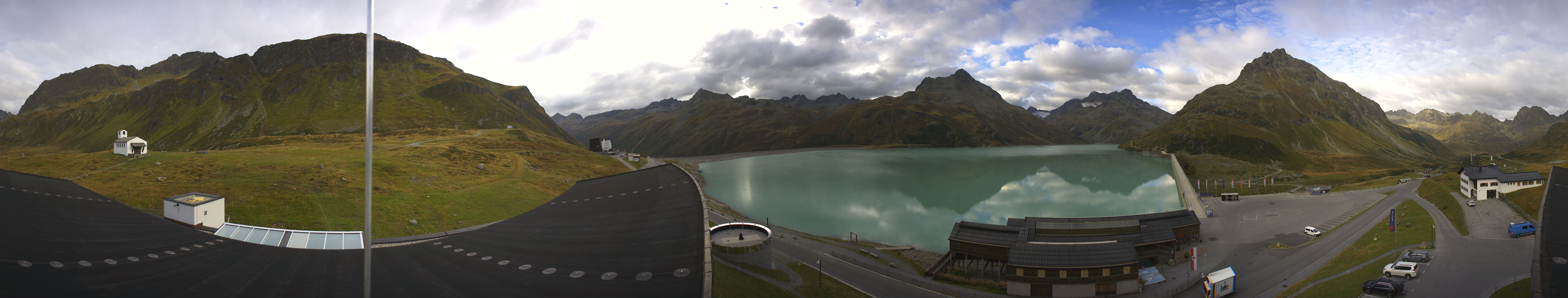 Archived image Webcam Silvretta barrier lake