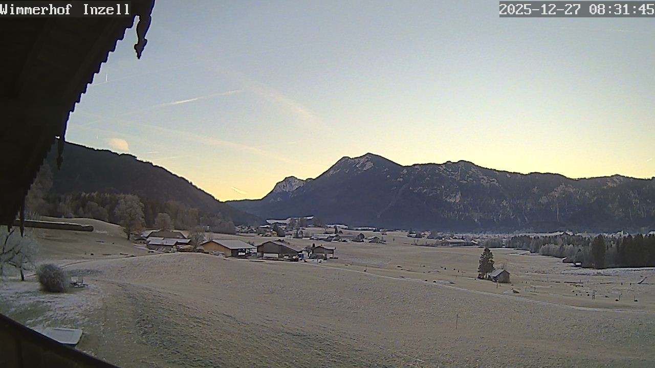 Archiv Foto Webcam Wimmerhof im Inzeller Tal