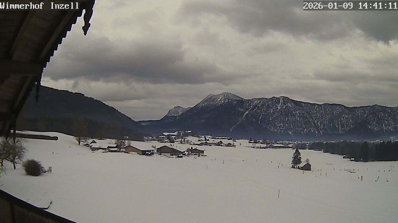 Archiv Foto Webcam Wimmerhof im Inzeller Tal