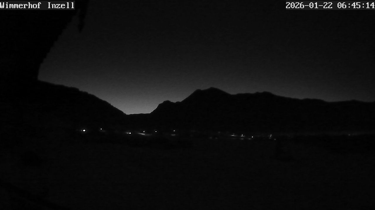 Archiv Foto Webcam Wimmerhof im Inzeller Tal